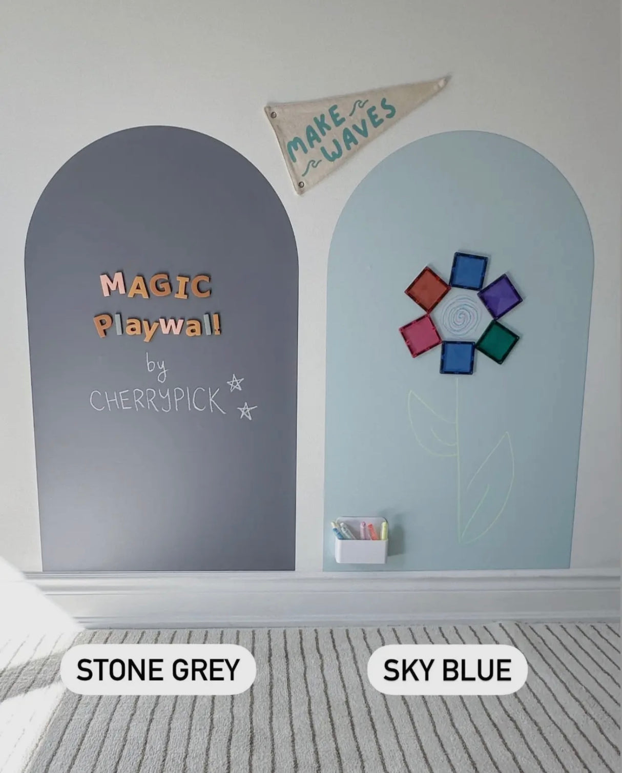 Magic Playwall – Magnetisch krijtbord & whiteboard voor kinderen
